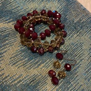 Bracelet & earrings